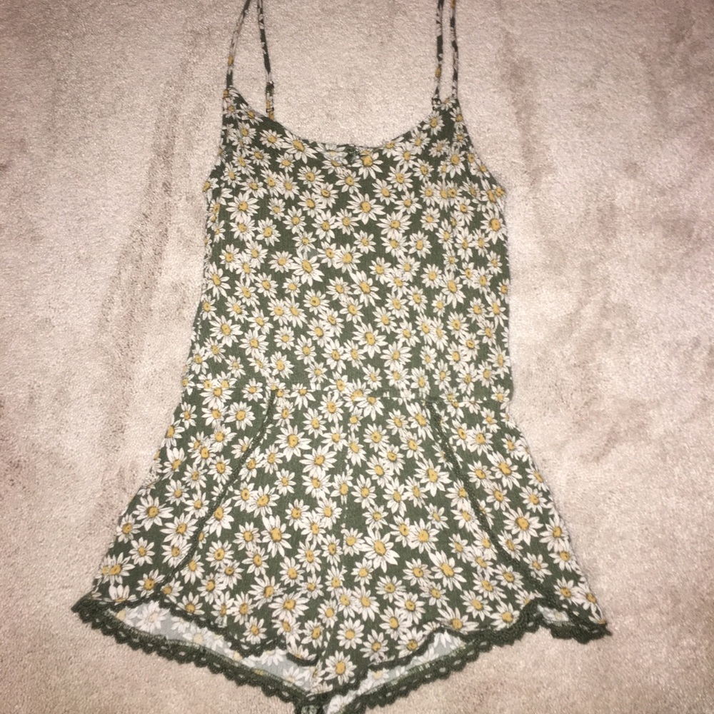 Forever 21 floral romper